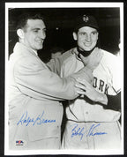 Bobby Thomson/Ralph Branca Signed/Auto 8x10 Photo NY Giants PSA/DNA 195477