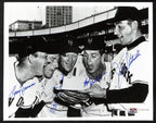1954 New York Giants Multi-Signed (5) 8x10 Photo New York Giants PSA/DNA 195478