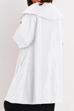 Nylon Emily Coat - White