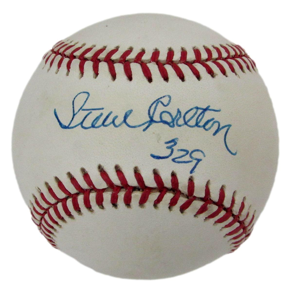 Steve Carlton HOF Signed/Inscr ONL Baseball Philadelphia Phillies Beckett 196585