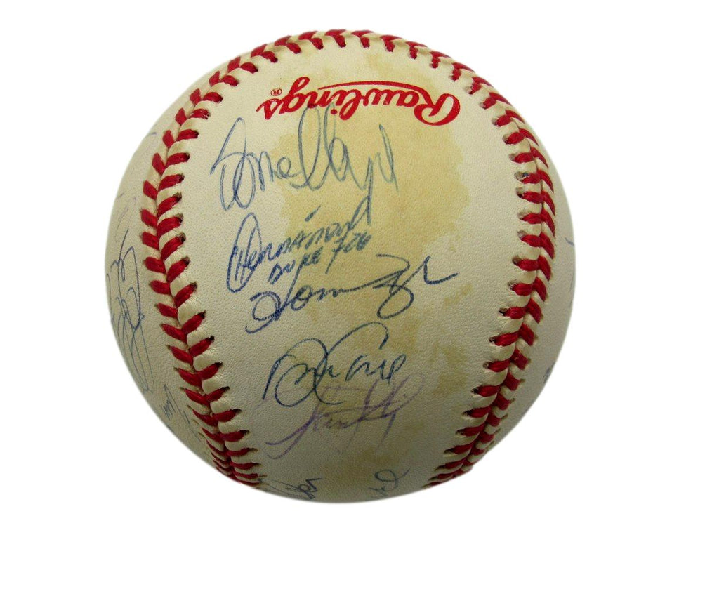 2000 New York Yankees Team-Signed by (22) 1998 WS Baseball PSA/DNA 196420