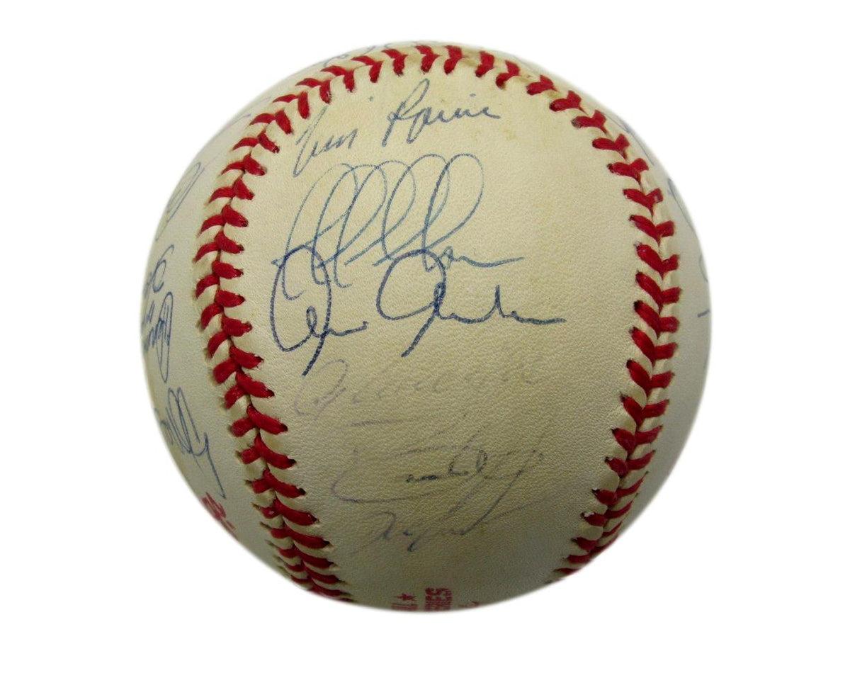 2000 New York Yankees Team-Signed by (22) 1998 WS Baseball PSA/DNA 196420