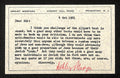 Ashley Mantagu Signed/Auto Post Card British-American Anthropologist 195480