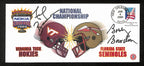 Bobby Bowden/Frank Beamer Signed 2000 NCAA Nat'l Championship FDC Env PSA/DNA