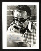 Larry Adler Signed/Auto 4x5 Photo Harmonica Player & Film Composer 196011