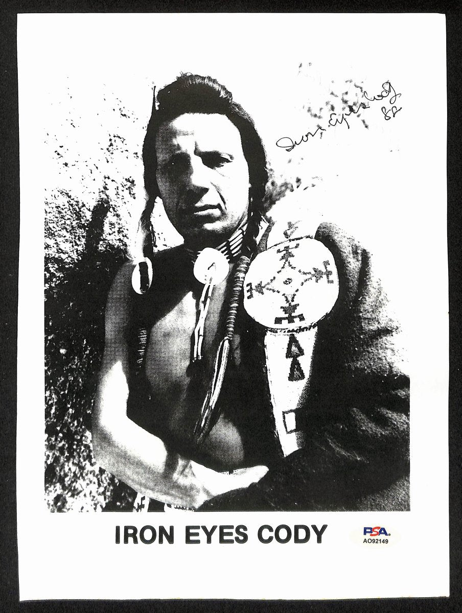 Iron Eyes Cody/Mark Goddard Signed/Autographed 8x10 Photo Actors PSA/DNA 196029