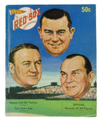 Boston Red Sox 1956 Yearbook Official Records of All Players 195685