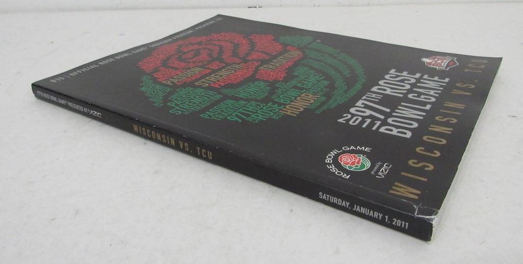 January 1, 2011 Rose Bowl Football Game Program Wisconsin vs. TCU 195697