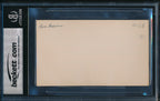 Hunk Anderson HOF Signed/Auto 3x5 Index Card Bears/Notre Dame Beckett 195735