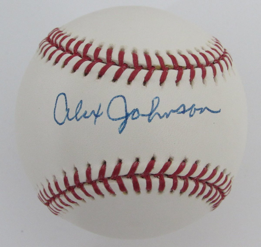 Alex Johnson Signed/Auto ONL Baseball Philadelphia Phillies PSA/DNA 195805