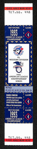1993 ALCS Game 4 Chicago White Sox vs. Toronto Blue Jays Full Ticket 194152