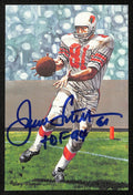 Jackie Smith Signed/Inscr 1994 Goal Line Art GLAC Postcard Cardinals JSA 196054