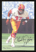 Charlie Taylor HOF Signed 1990 Goal Line Art GLAC Postcard Redskins JSA 196077