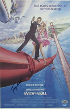 Tanya Roberts Signed/Auto 11x17 Movie Poster "A View To A Kill" PSA/DNA 195853