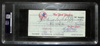 Roy White Signed/Auto 1979 NY Yankees Payroll Bank Check PSA/DNA 194530