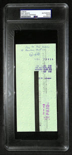 Roy White Signed/Auto 1979 NY Yankees Payroll Bank Check PSA/DNA 194530