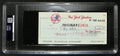 Roy White Signed/Auto 1975 NY Yankees Payroll Bank Check PSA/DNA 194537