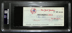 Roy White Signed/Auto 1975 NY Yankees Payroll Bank Check PSA/DNA 194537