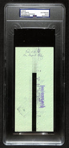 Roy White Signed/Auto 1975 NY Yankees Payroll Bank Check PSA/DNA 194537