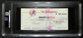 Dick Howser Signed/Auto 1975 NY Yankees Payroll Bank Check PSA/DNA 194538