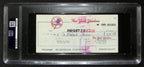 Dick Howser Signed/Auto 1975 NY Yankees Payroll Bank Check PSA/DNA 194538