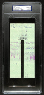 Dick Howser Signed/Auto 1975 NY Yankees Payroll Bank Check PSA/DNA 194538