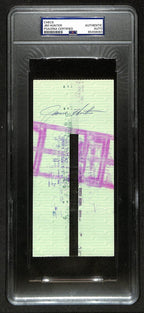 Jim Hunter HOF Signed/Auto 1975 NY Yankees Payroll Bank Check PSA/DNA 194542