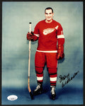 Gary Aldcorn Signed/Autographed 8x10 Photo Detroit Red Wings JSA 196205