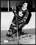 Gary Aldcorn Signed/Autographed 8x10 B/W Photo Toronto Maple Leafs JSA 196210