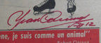 1969 Sport Illustre Full Newspaper Multi-Signed by (3) Montreal Canadiens 196774
