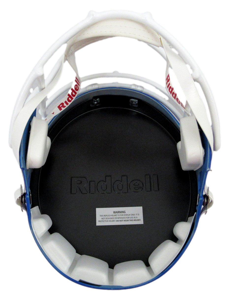 D. J. Lagway Signed/Inscr Blue Matte Full Size Replica Helmet Florida JSA 197048