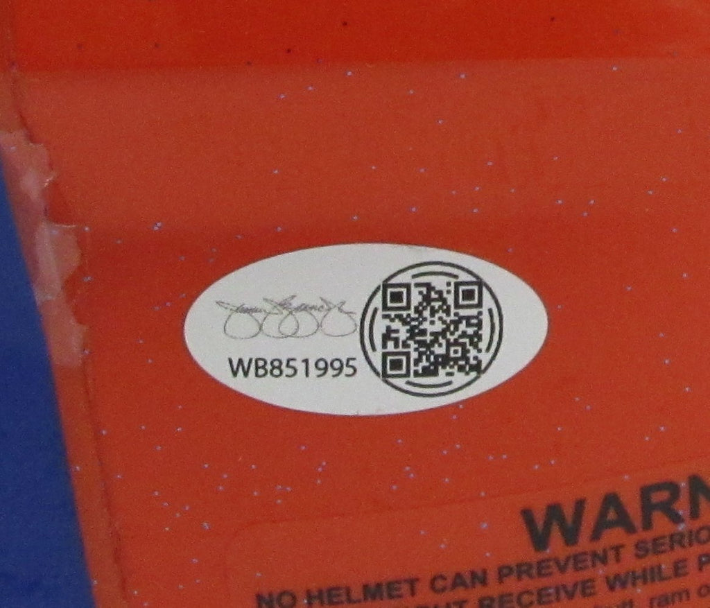 D. J. Lagway Signed/Inscr Orange Full Size Authentic Helmet Florida JSA 197050