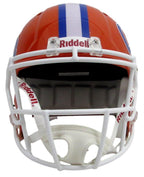 D. J. Lagway Signed/Inscr Orange Full Size Replica Helmet Florida JSA 197051