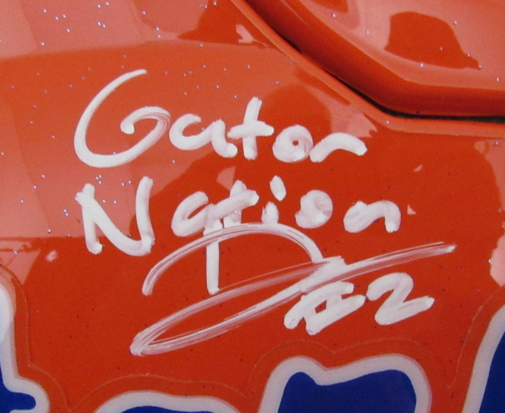 D. J. Lagway Signed Orange Speed Flex Full Size Auth Helmet Florida JSA 197052