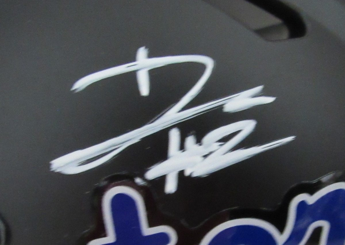 D. J. Lagway Signed/Auto Black Matte Mini Football Helmet Florida JSA 197053