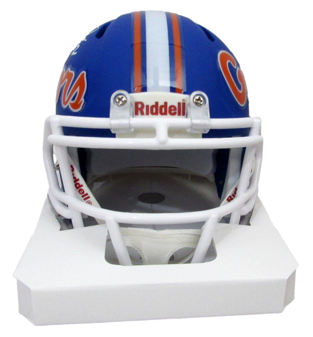 D. J. Lagway Signed/Auto Blue Matte Mini Football Helmet Florida JSA 197054
