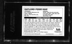 Gaylord Perry HOF Signed/Auto 1999 ISM Card #7 San Francisco Giants SGC 195964