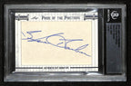 Steve Barber Signed/Auto 2013 Leaf Cut Signatures Card #7 Yankees Beckett 195969