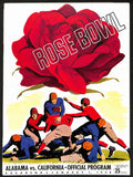 1938 Rose Bowl Alabama vs. California NCAA Football Game Program 192878