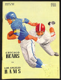 1957 Chicago Bears vs. Los Angeles Rams NFL Football Game Program 196093