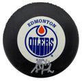 Grant Fuhr HOF Signed/Autographed Edmonton Oilers Hockey Puck JSA 197346