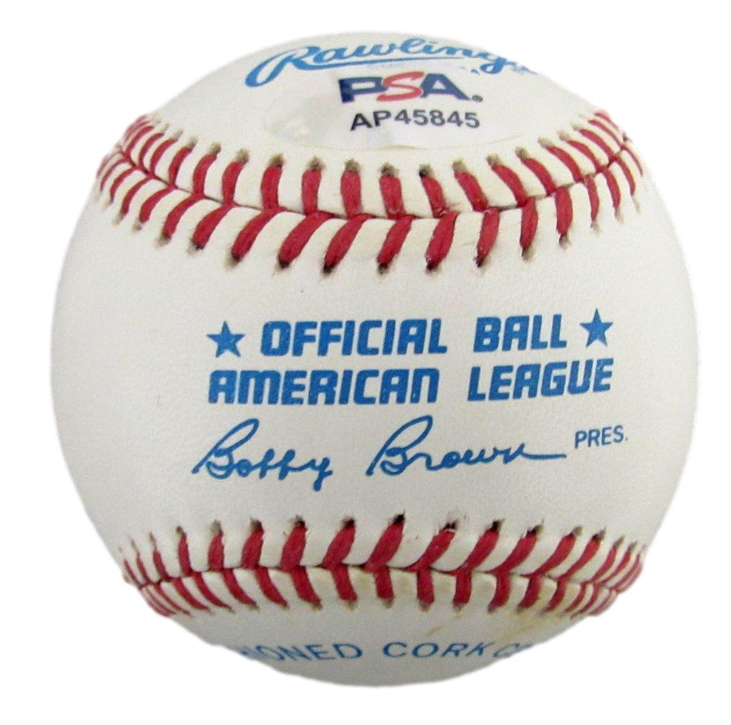 Milt Cuyler Signed/Autographed OAL Baseball Detroit Tigers PSA/DNA 197350