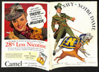 1941 Navy vs Notre Dame Vintage College Football Game Program 195828