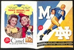 1942 Michigan  vs Notre Dame Vintage College Football Game Program 195831