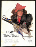 1939 Army vs Notre Dame Vintage College Football Game Program 195835