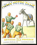 1937 Army vs Notre Dame Vintage College Football Game Program 195836