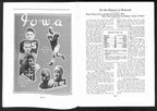 1939 Iowa vs Notre Dame Vintage College Football Game Program 196452