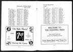 1939 Iowa vs Notre Dame Vintage College Football Game Program 196452