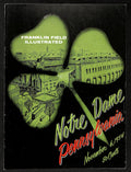 1954 Penn vs. Notre Dame Vintage College Football Game Program 196470