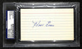 Hoot Evers Signed/Autographed 3x5 Index Card Detroit Tigers PSA/DNA 195973